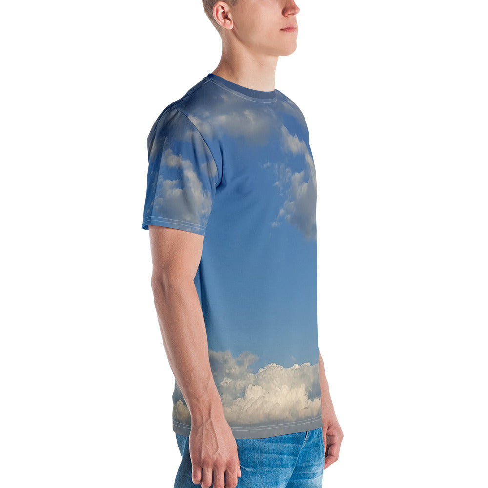 GG - Men's crew neck t-shirt - Clouds &  Blue sky