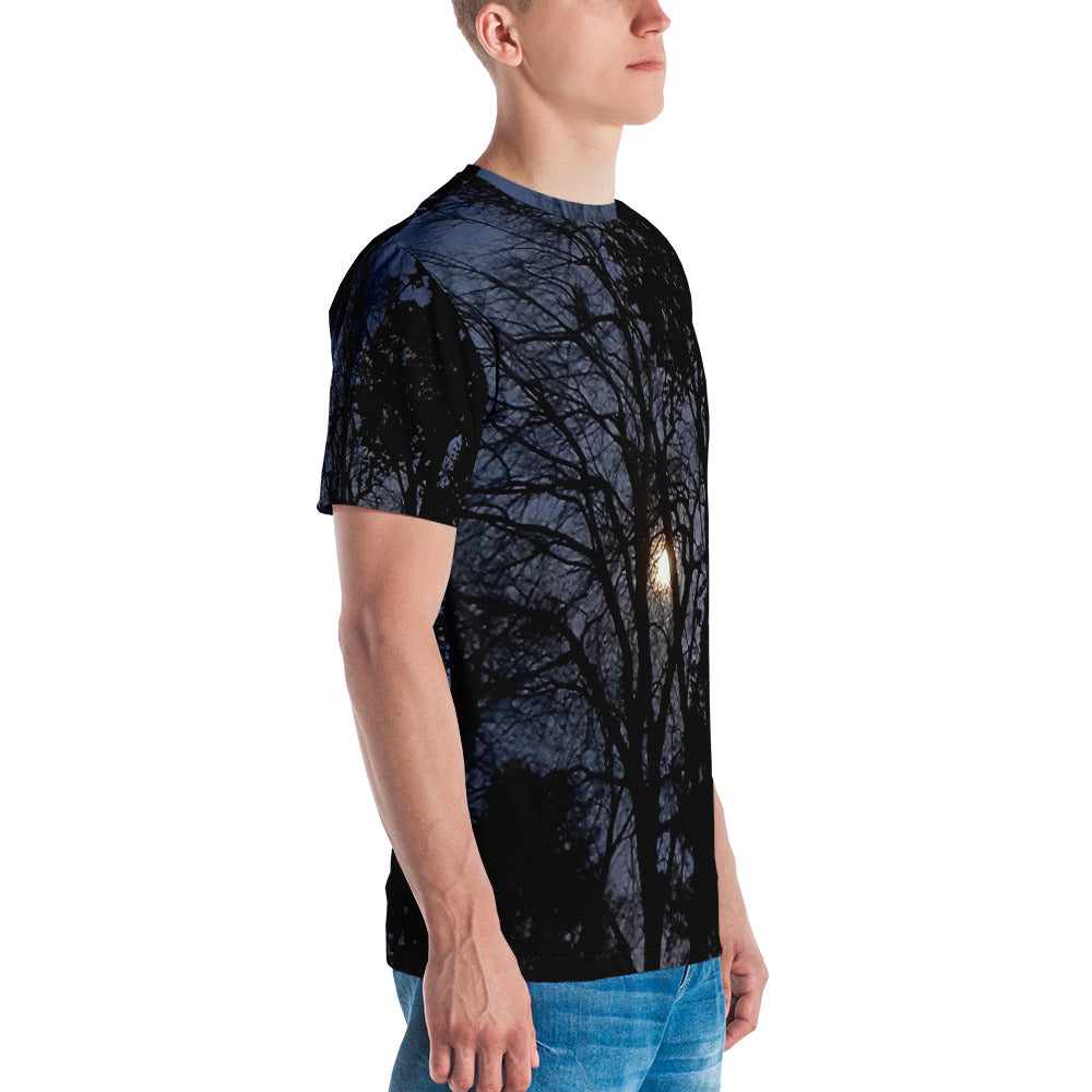 GG - Men's crew neck t-shirt - Trees & Moon