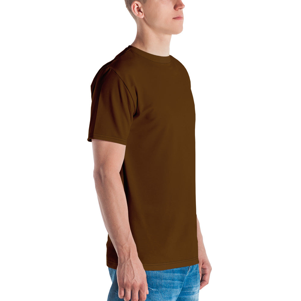 GG - Men's Crew Neck T-shirt - Brown