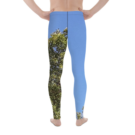 GG - Men's Leggings - Trees & Blue Sky