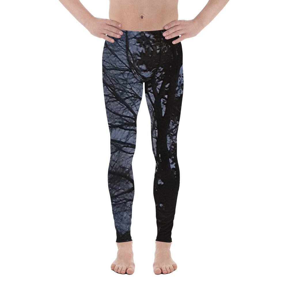 GG - Men's Leggings - Trees & Moon