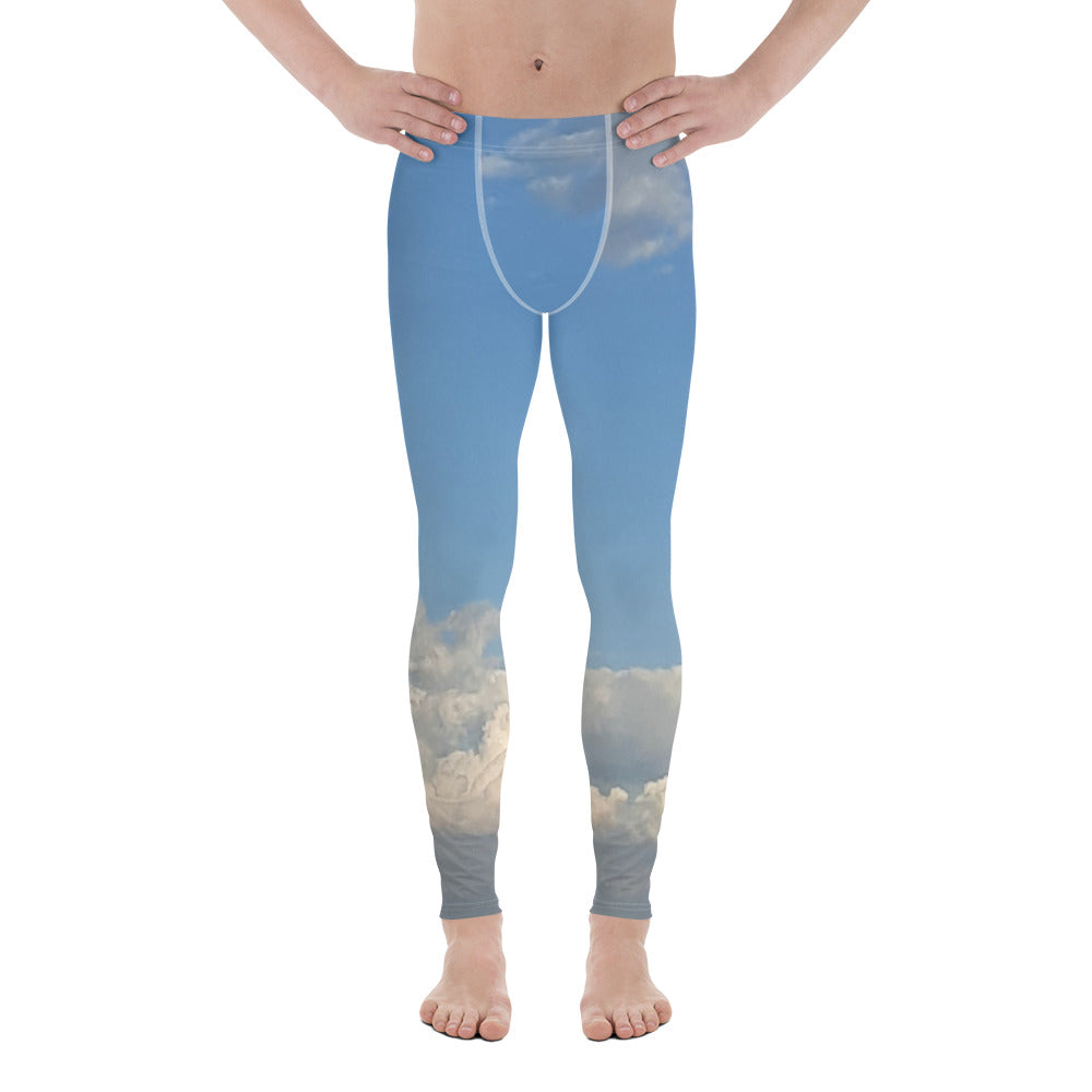 GG - Men's Leggings - Clouds & Blue Sky