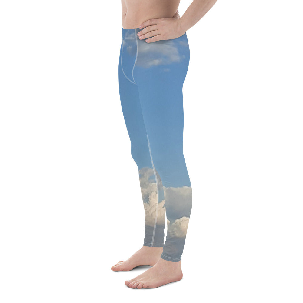 GG - Men's Leggings - Clouds & Blue Sky