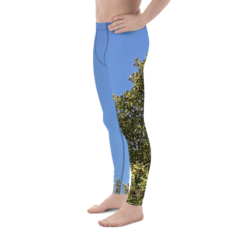 GG - Men's Leggings - Trees & Blue Sky