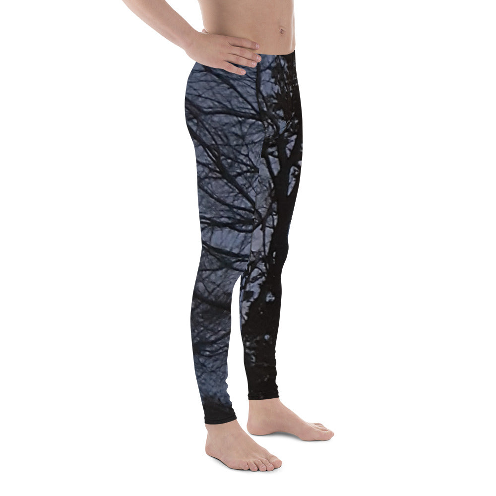 GG - Men's Leggings - Trees & Moon