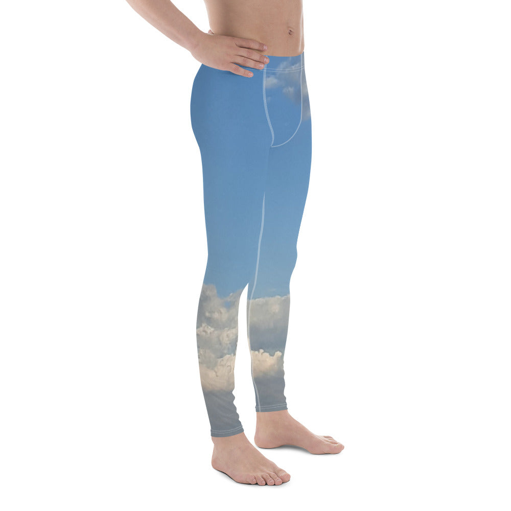 GG - Men's Leggings - Clouds & Blue Sky