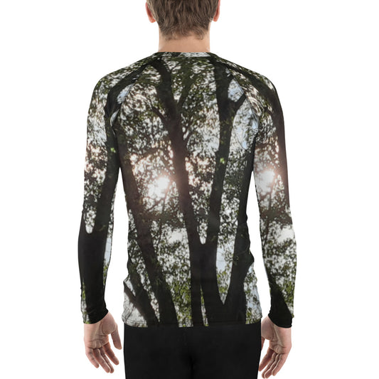 GG - Men's LS T-Shirt with Rash Guard - Trees & Sun