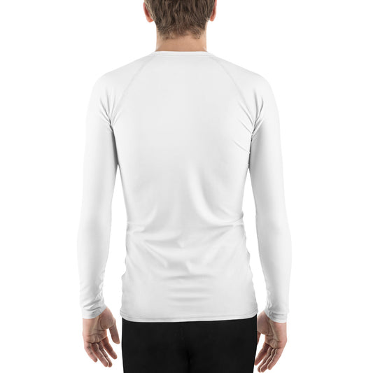 GG - Men's LS T-Shirt with Rash Guard - White