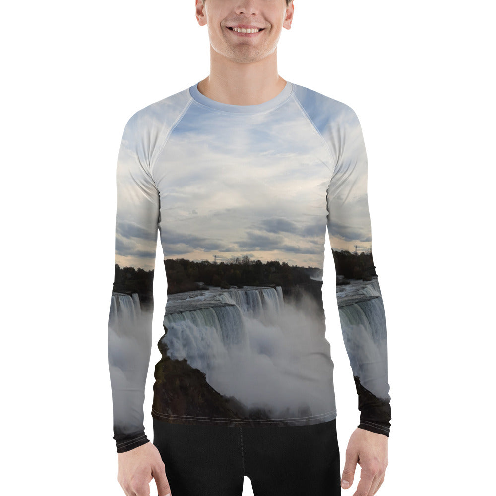 GG - Men's LS T-Shirt with Rash Guard - N Y Falls