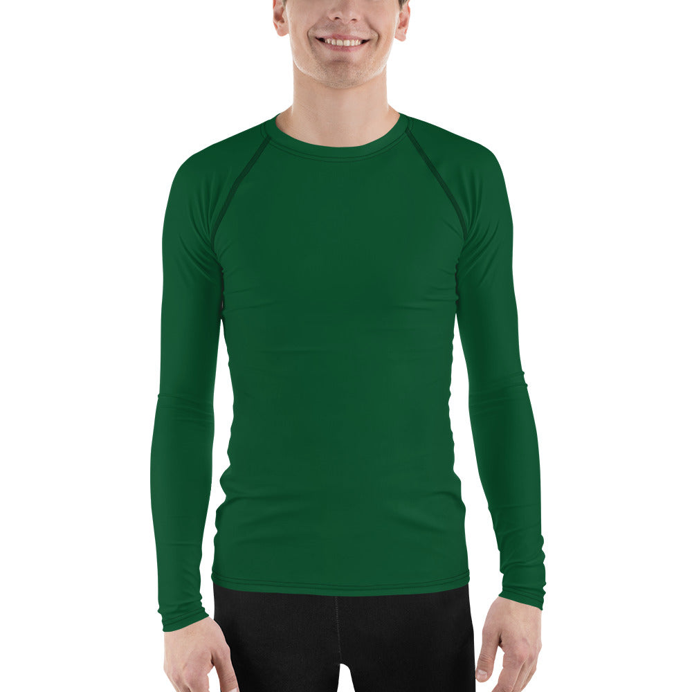 GG - Men's LS T-Shirt with Rash Guard - Forest Green