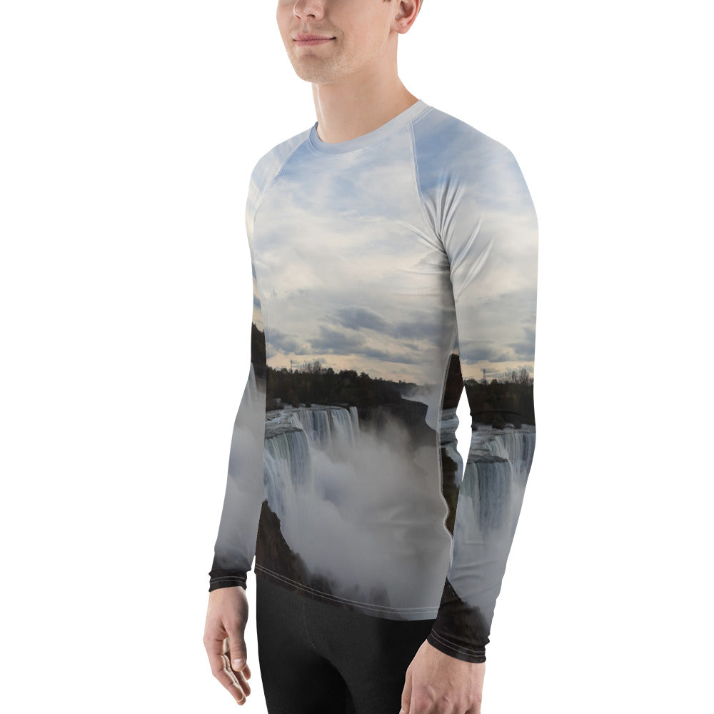 GG - Men's LS T-Shirt with Rash Guard - N Y Falls