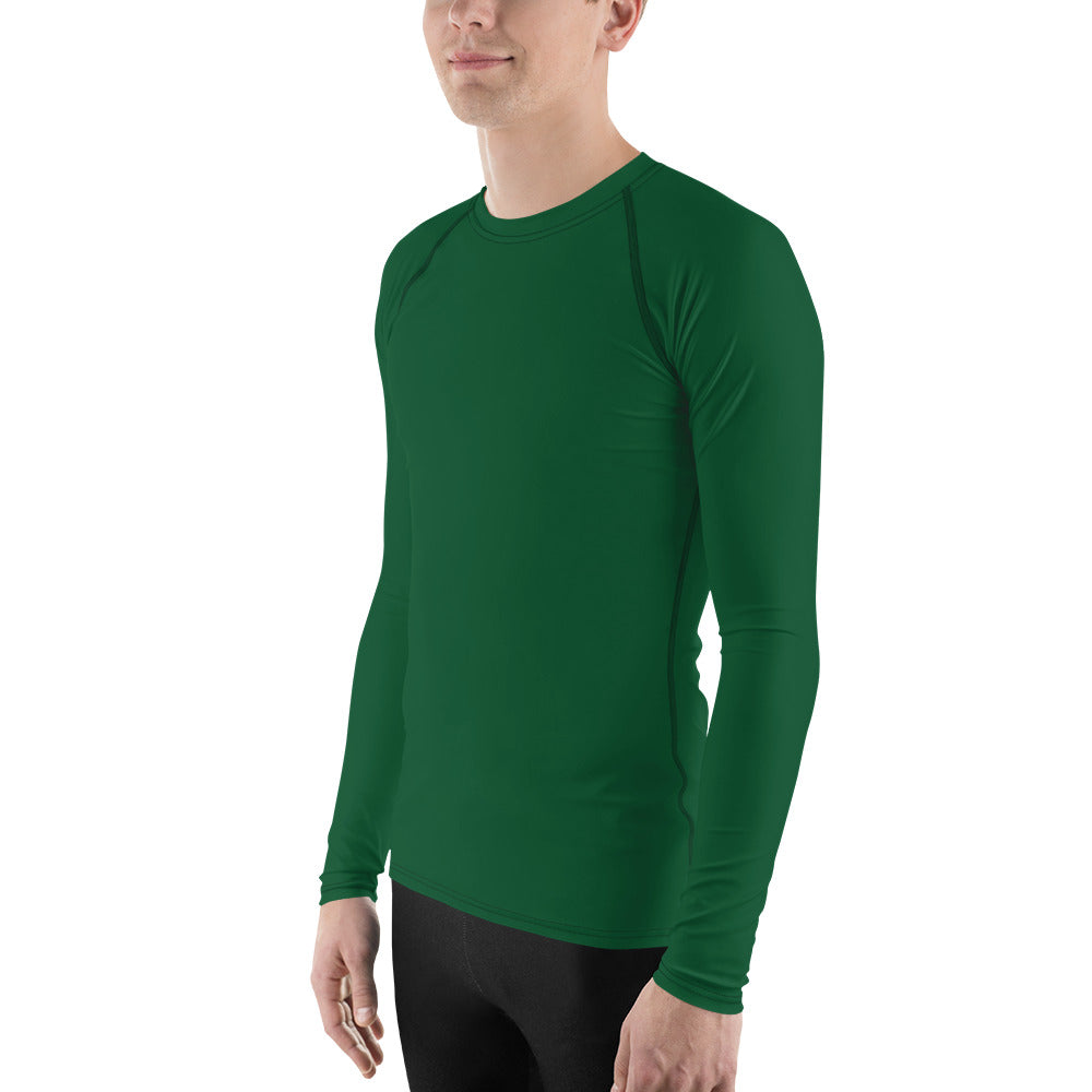 GG - Men's LS T-Shirt with Rash Guard - Forest Green