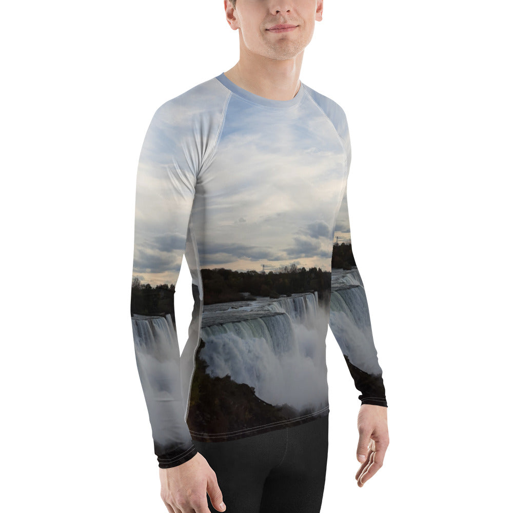 GG - Men's LS T-Shirt with Rash Guard - N Y Falls