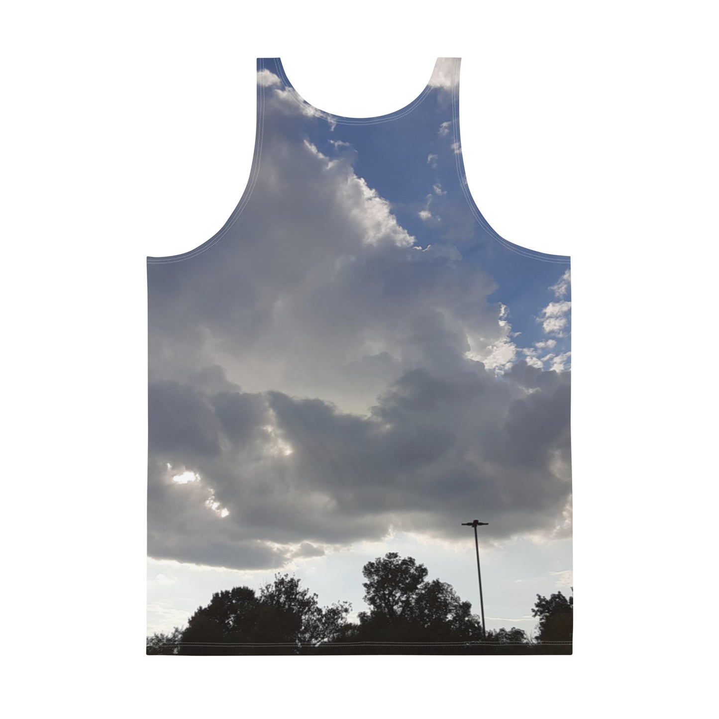 GG - Men's Tank Top - Trees & Clouds