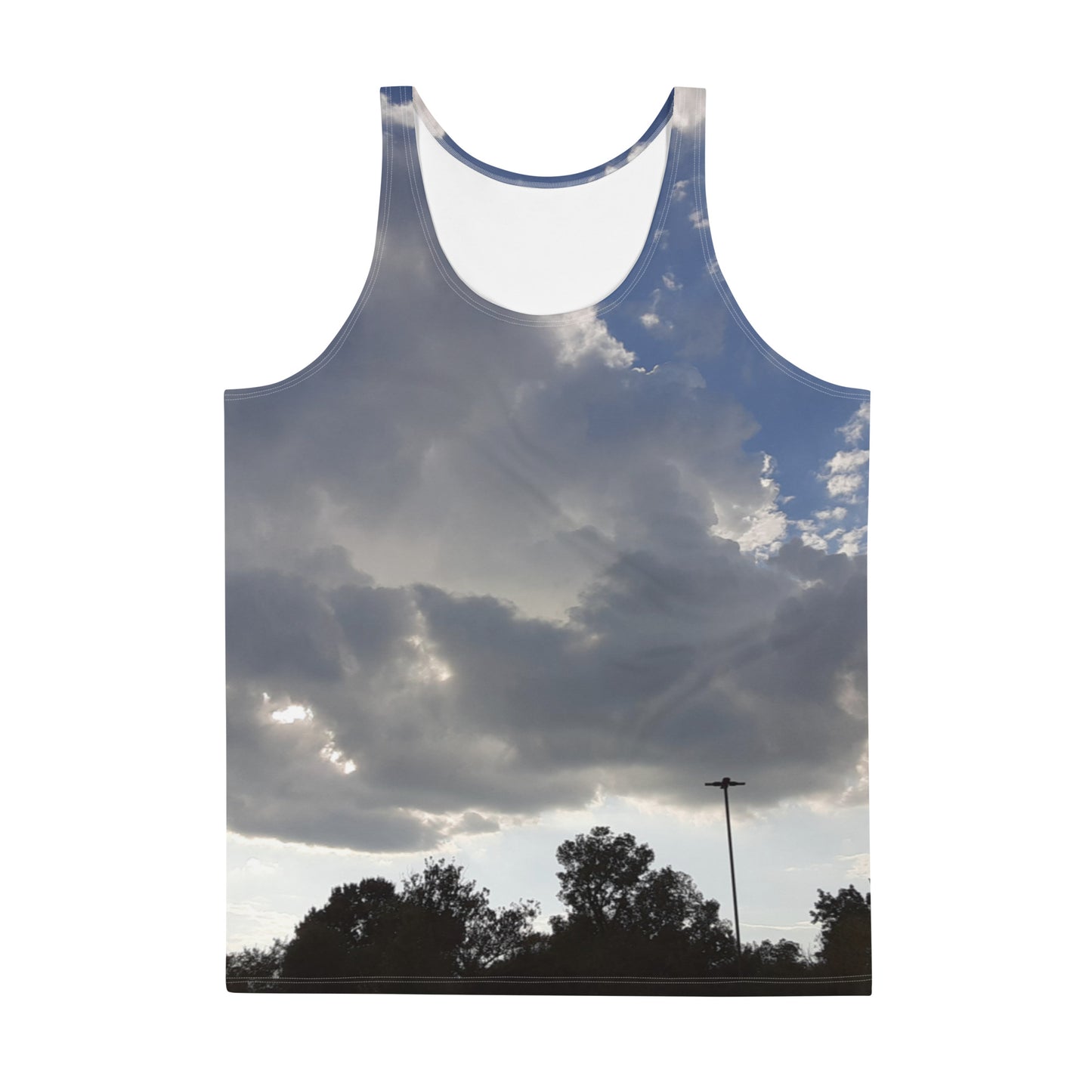 GG - Men's Tank Top - Trees & Clouds