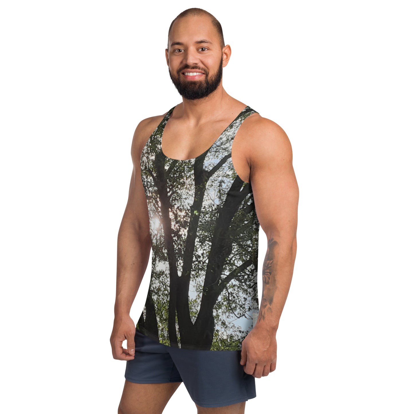 GG - Men's Tank Top - Trees & Sun