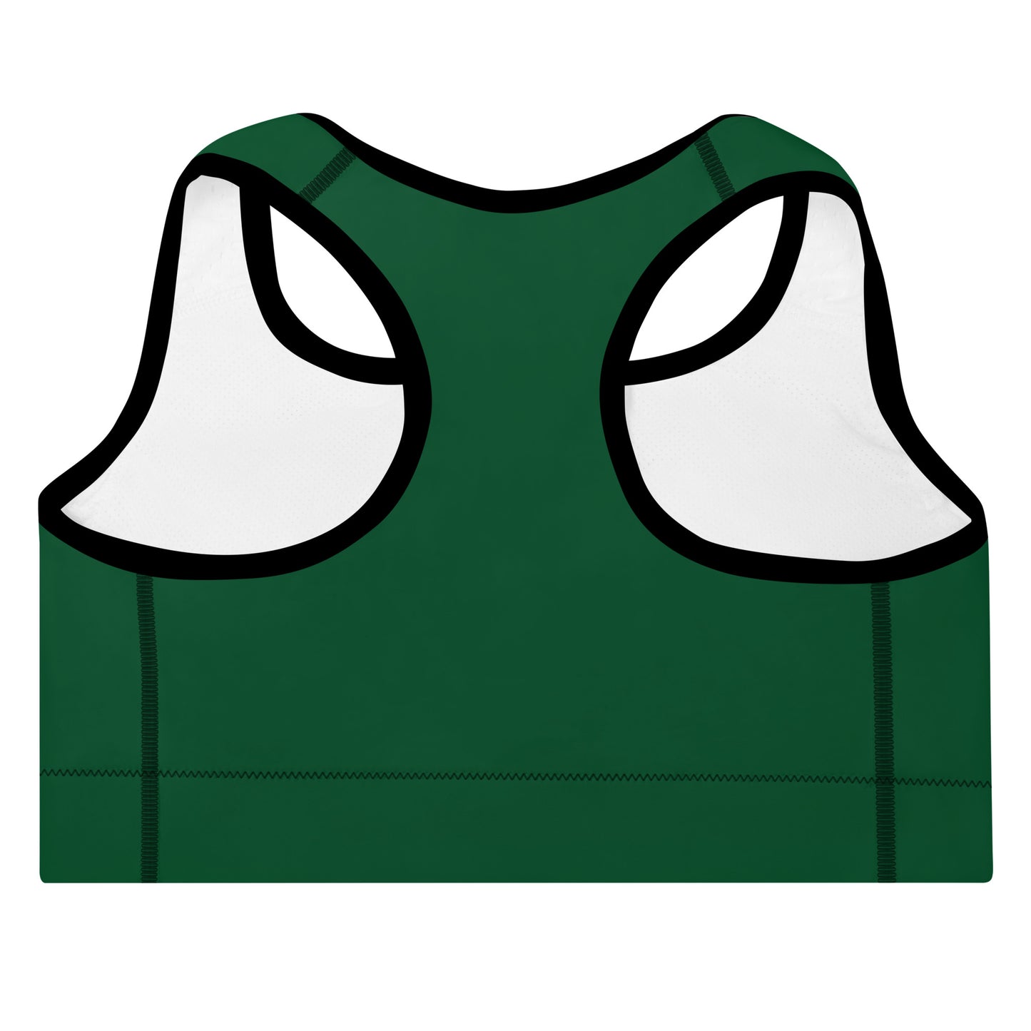 GG - Padded Sports Bra - Forest Green