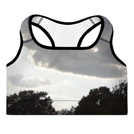 GG - Padded Sports Bra - Trees & Clouds