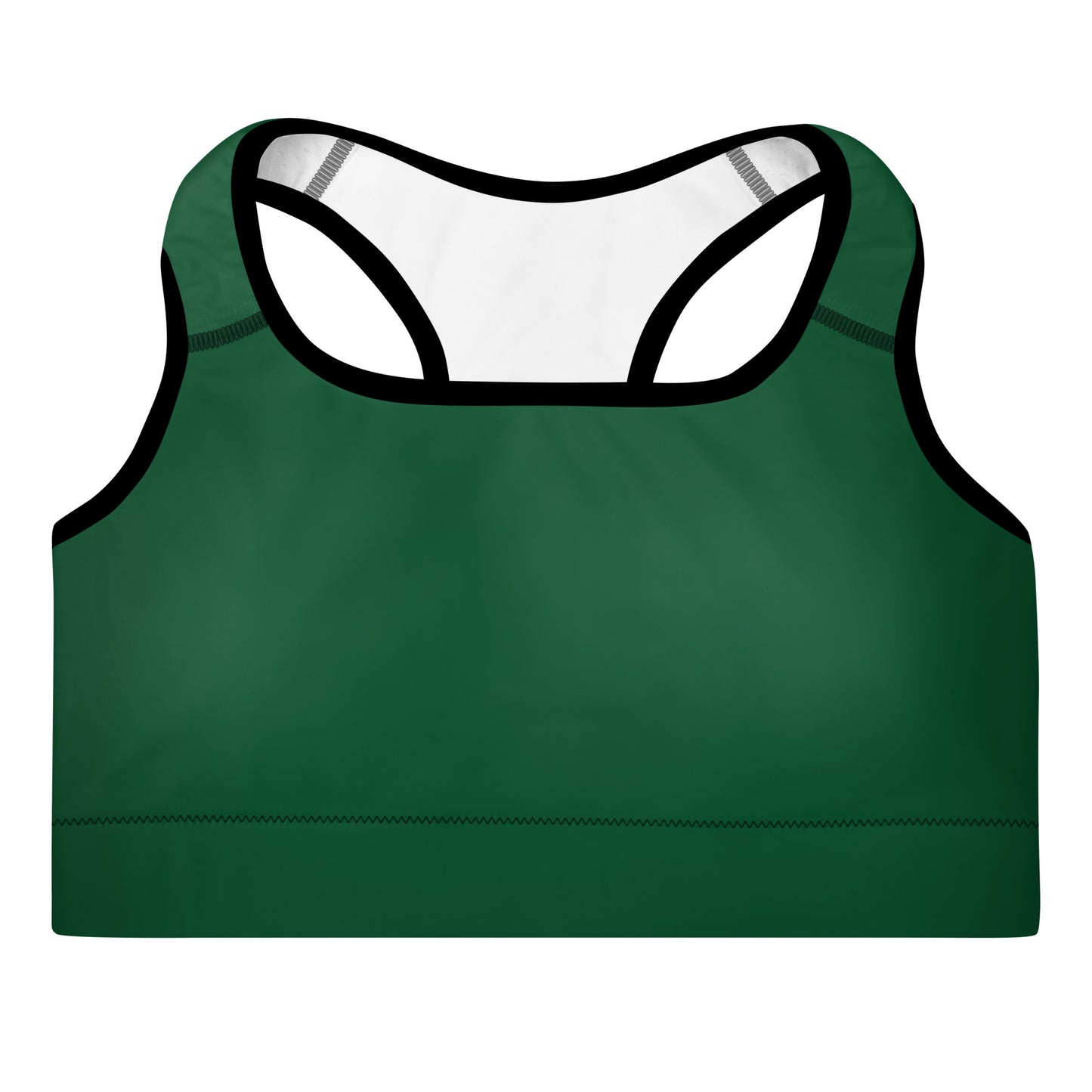 GG - Padded Sports Bra - Forest Green