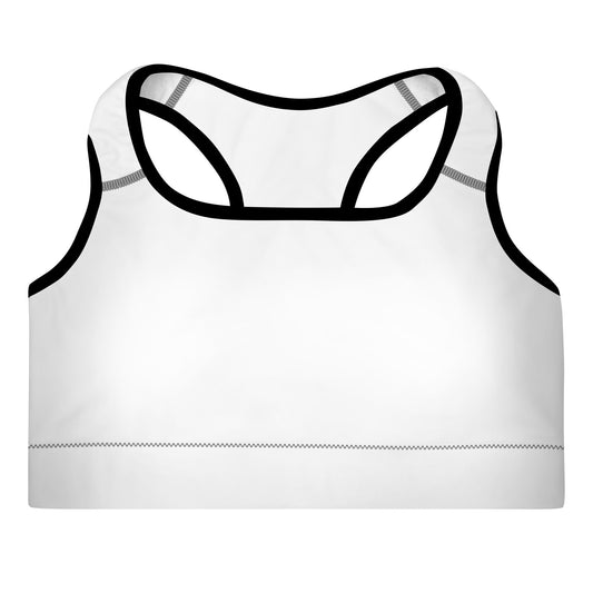 GG - Padded Sports Bra - White