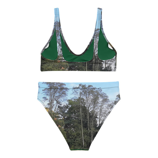 GG - Women's Recycled high-waisted bikini - Trees