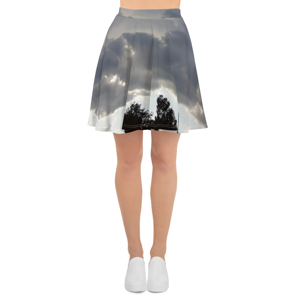 GG - Skater Skirt - Trees & Clouds