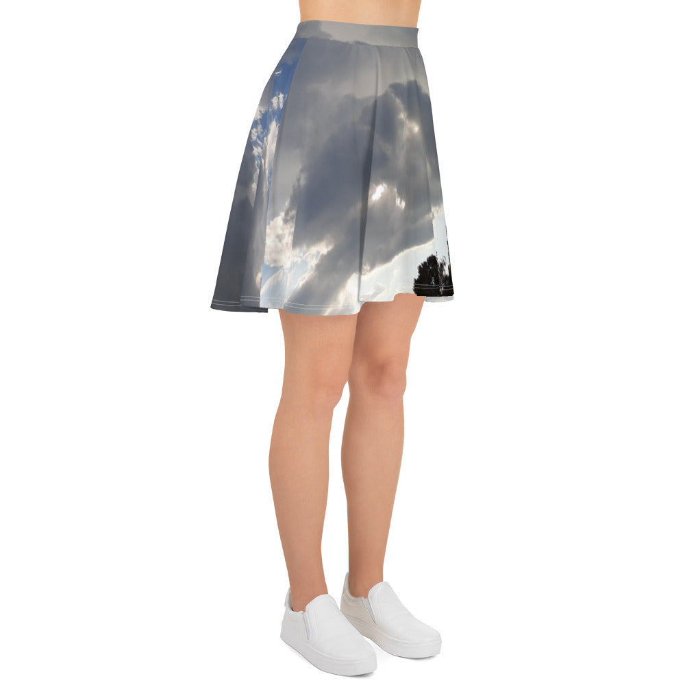 GG - Skater Skirt - Trees & Clouds