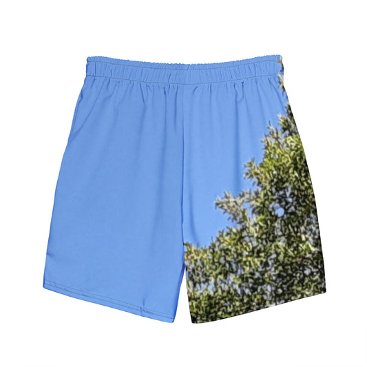 GG - Men's swim trunks - Trees & Blue Sky