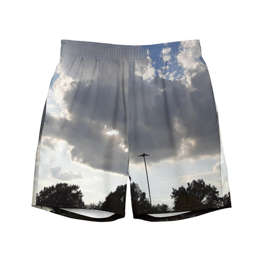 GG - Men's swim trunks - Trees & Clouds