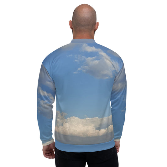 GG - Unisex Bomber Jacket - Clouds & Blue Sky