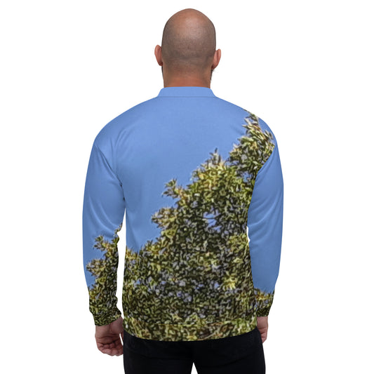 GG - Unisex Bomber Jacket - Trees & Blue Sky