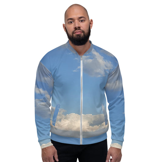 GG - Unisex Bomber Jacket - Clouds & Blue Sky