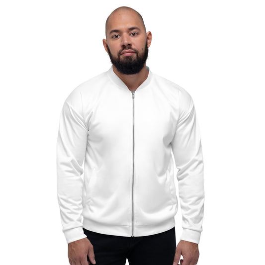 GG - Unisex Bomber Jacket - White