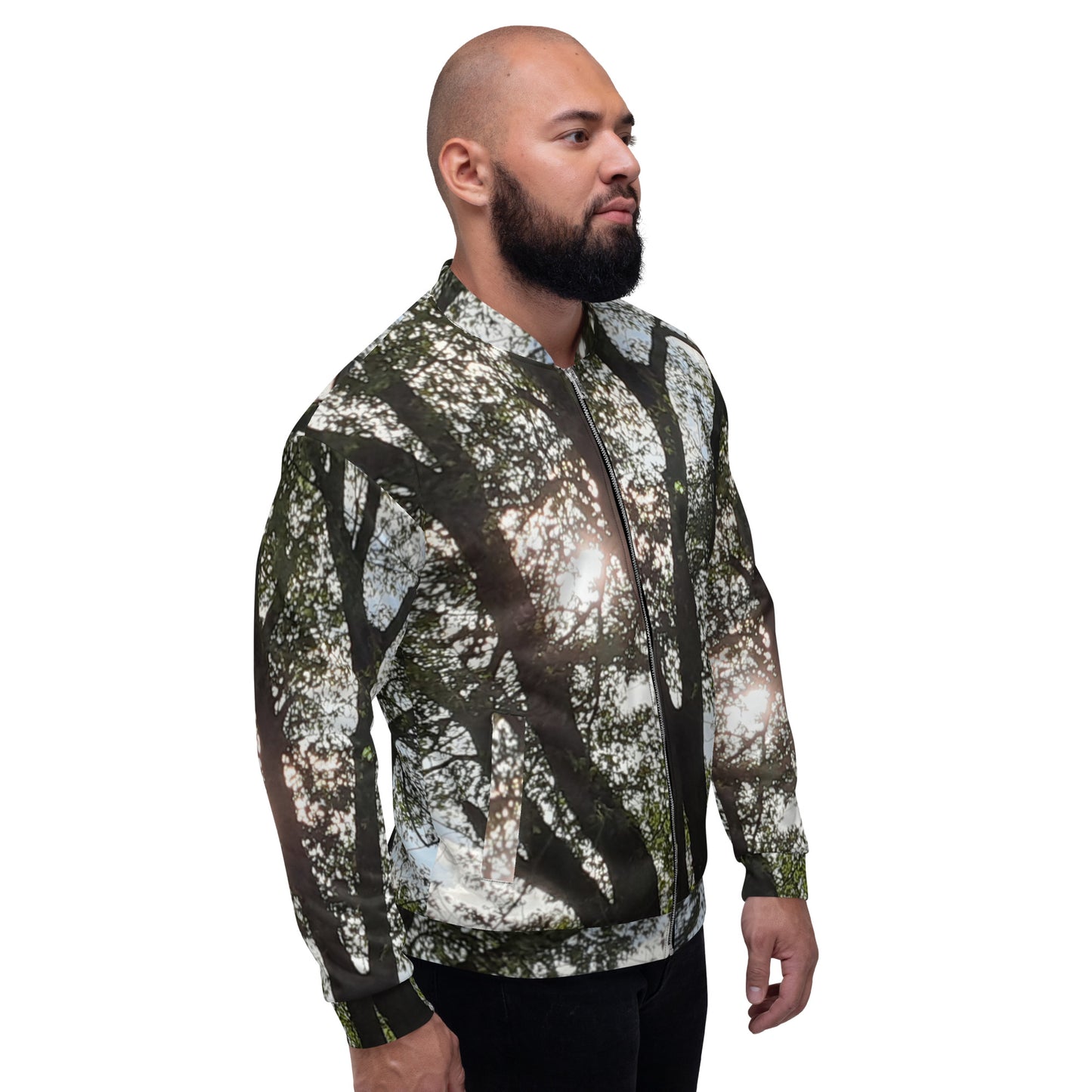 GG - Unisex Bomber Jacket - Trees & Sun