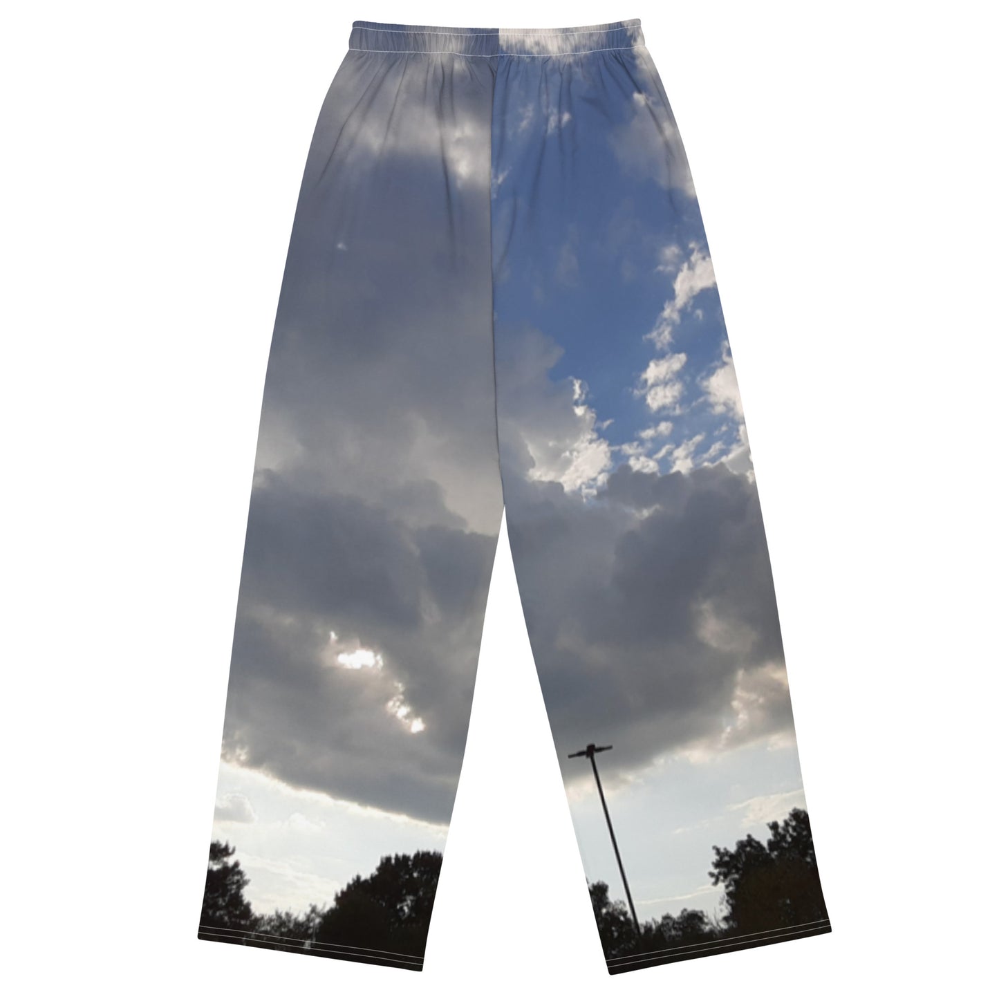 GG - Unisex wide-leg pants - Trees & Clouds