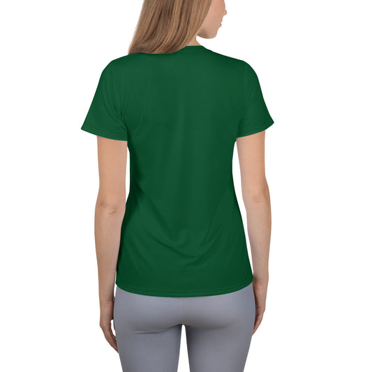 GG - Women's Athletic T-shirt - Forest Green