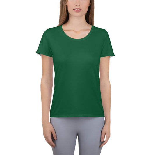 GG - Women's Athletic T-shirt - Forest Green