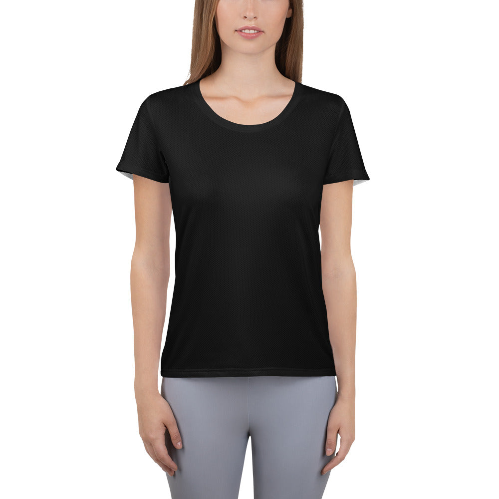 GG - Women's Athletic T-shirt - Black