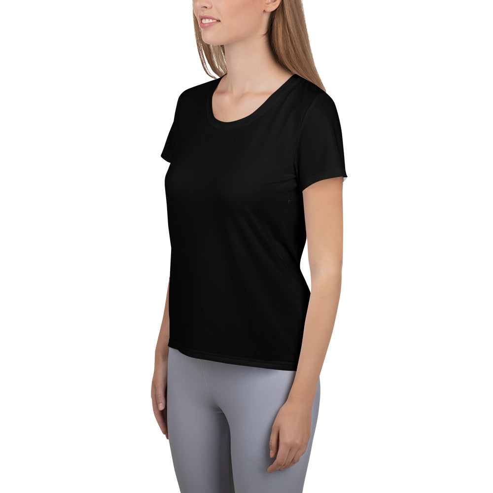 GG - Women's Athletic T-shirt - Black