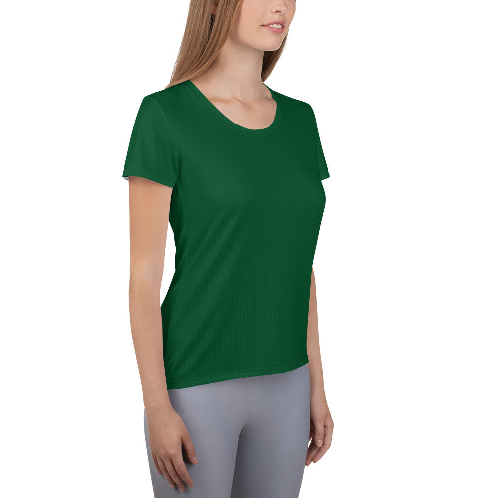 GG - Women's Athletic T-shirt - Forest Green