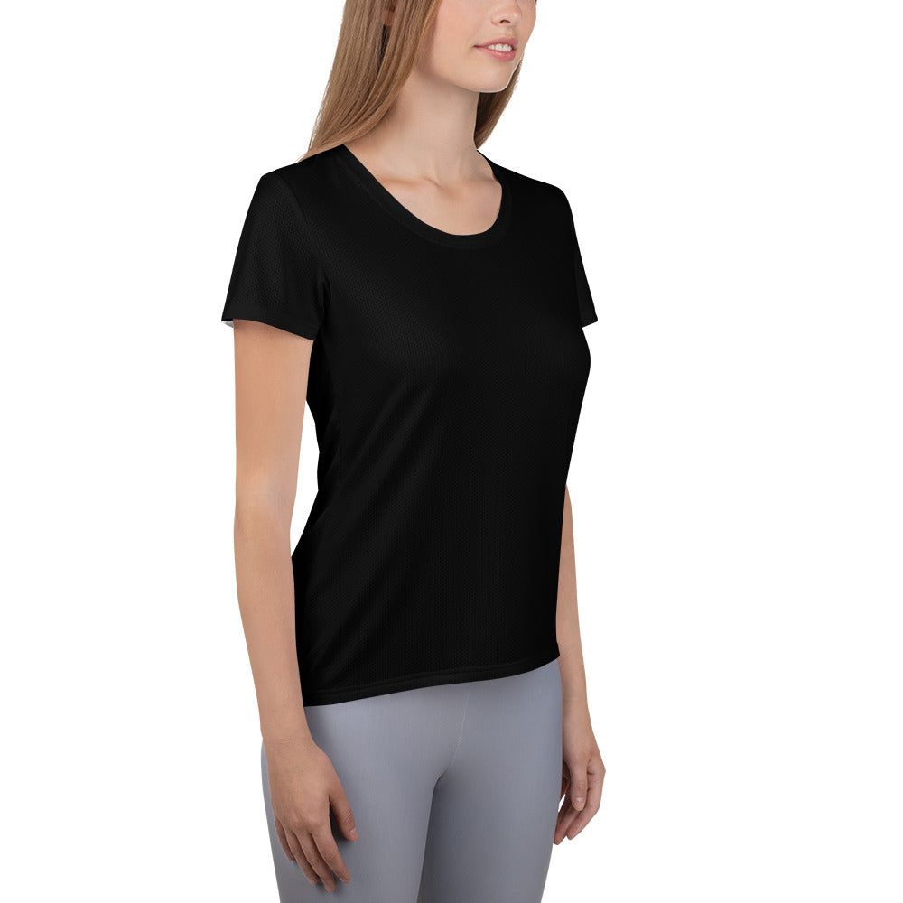 GG - Women's Athletic T-shirt - Black