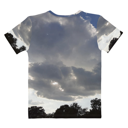 GG - Women's crew neck T-shirt - Trees & Clouds