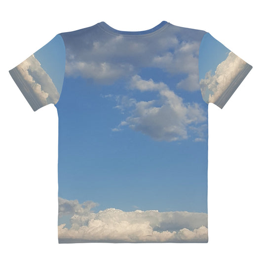 GG - Women's crew neck T-shirt - Clouds & Blue Sky