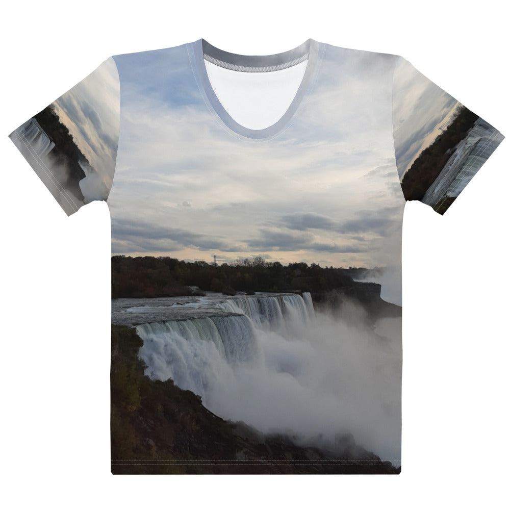 GG - Women's crew neck T-shirt - N Y Falls