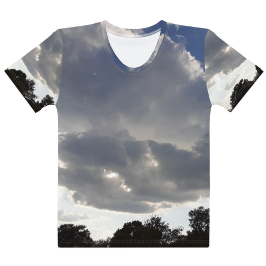 GG - Women's crew neck T-shirt - Trees & Clouds