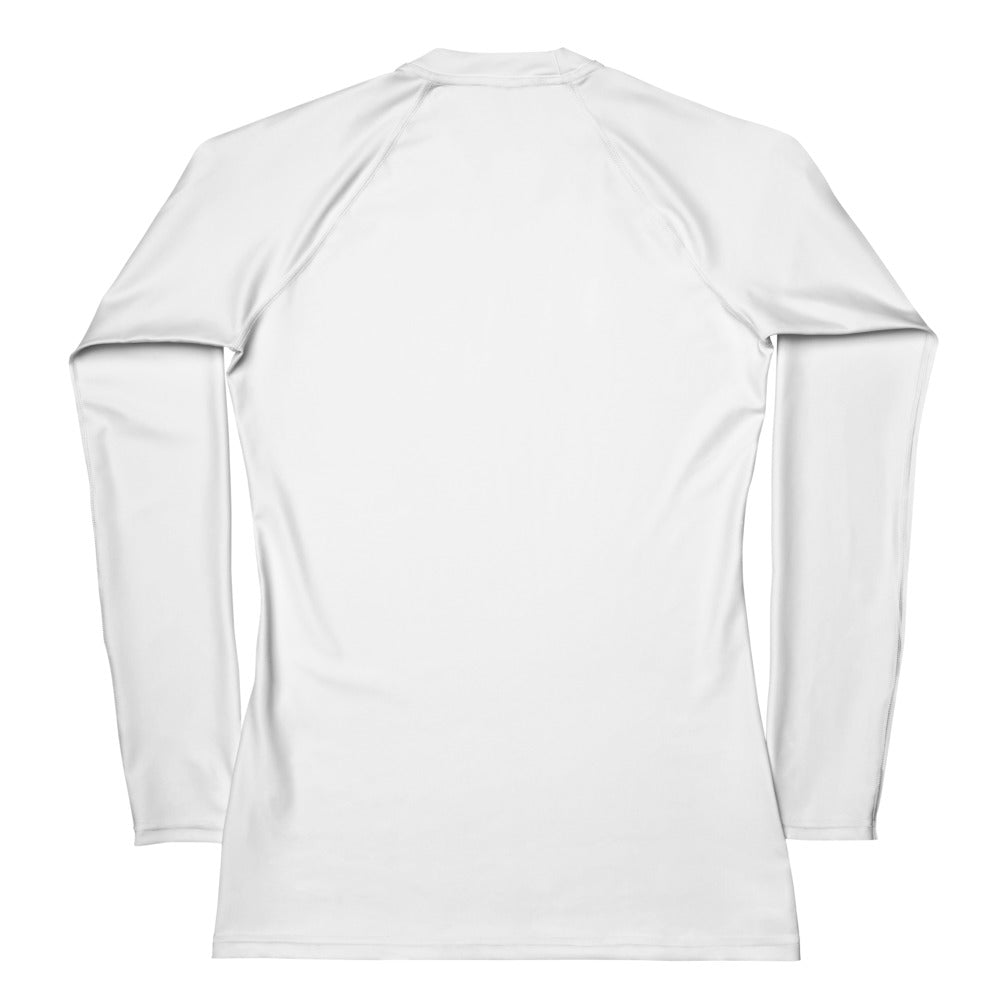 GG - Women's LS T-Shirt with Rash Guard - White