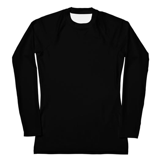 GG - Women's LS T-Shirt with Rash Guard - Black