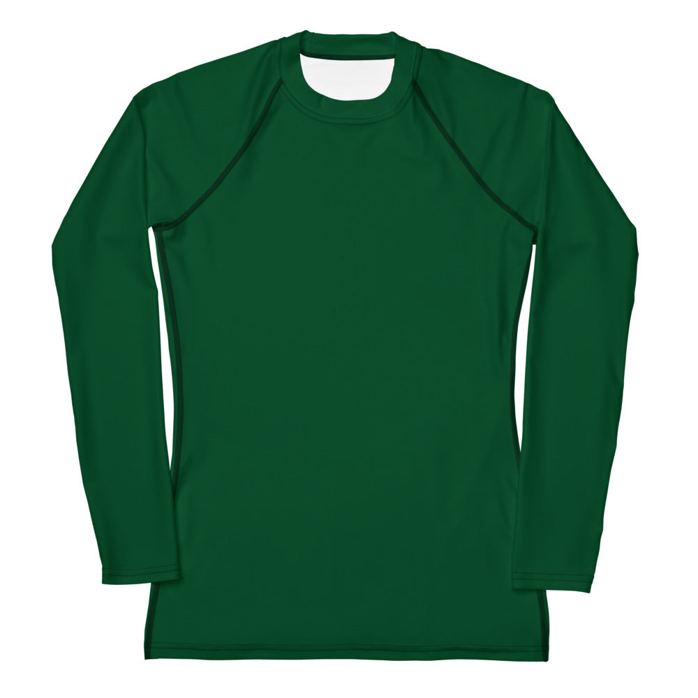 GG - Women's LS T-Shirt with Rash Guard - Forest Green