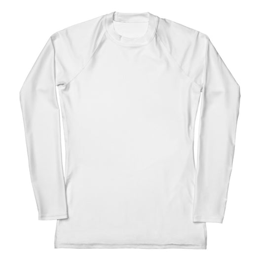 GG - Women's LS T-Shirt with Rash Guard - White