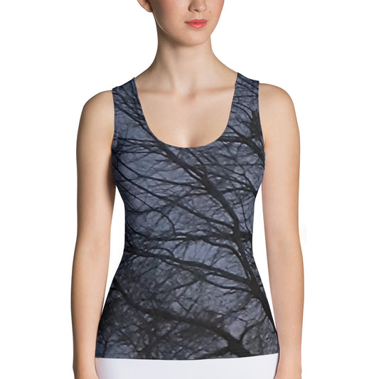 GG - Women's Tank Top - Trees & Moon